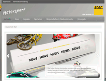 Tablet Screenshot of motorsport-nordrhein.de
